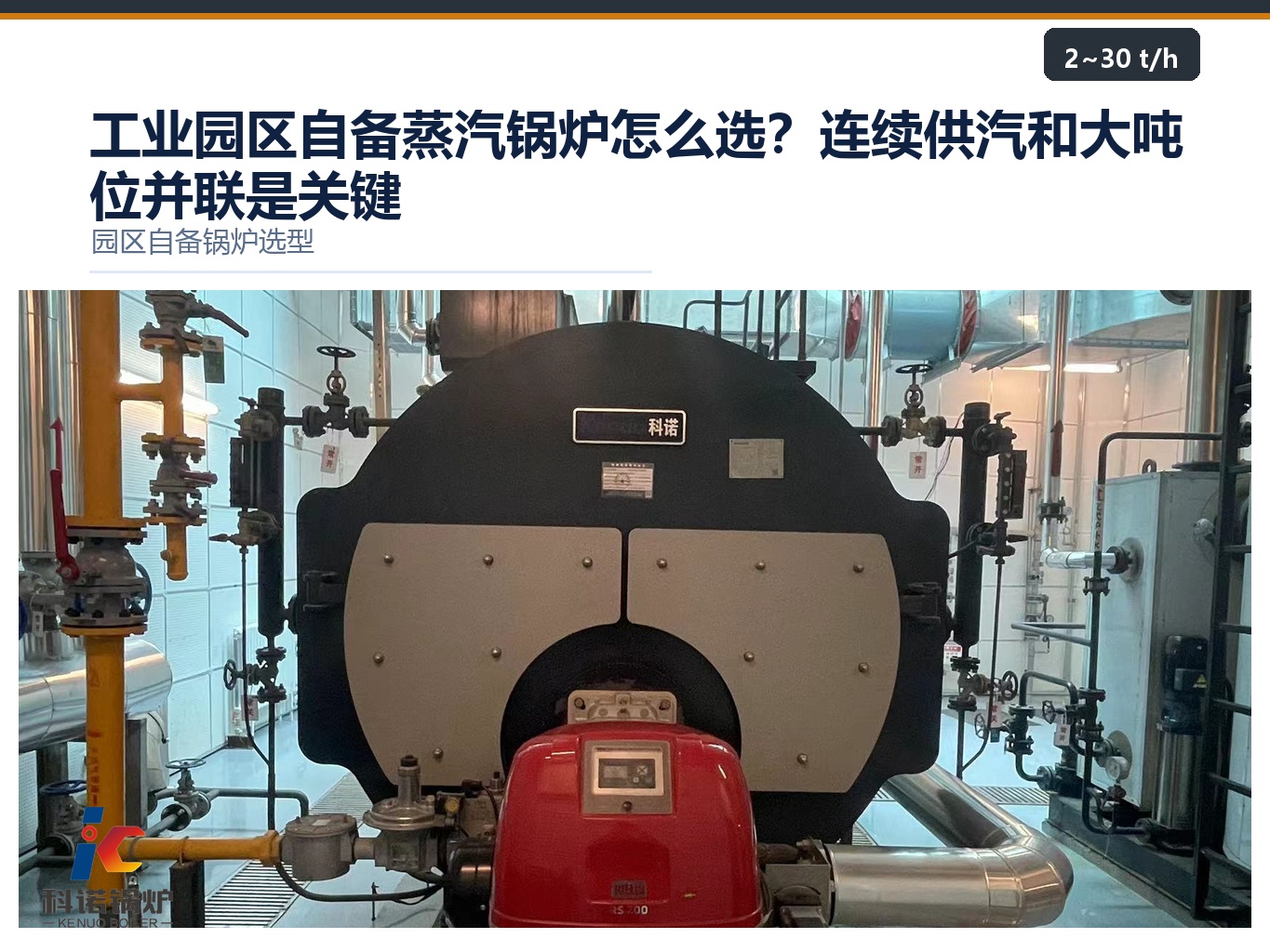 工业园区自备蒸汽锅炉怎么选？连续供汽和大吨位并联是关键